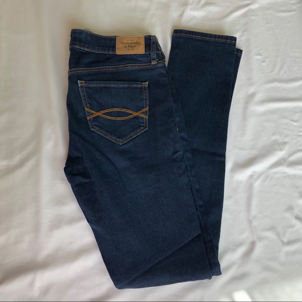 Abercrombie & Fitch super skinny jeans in rinse